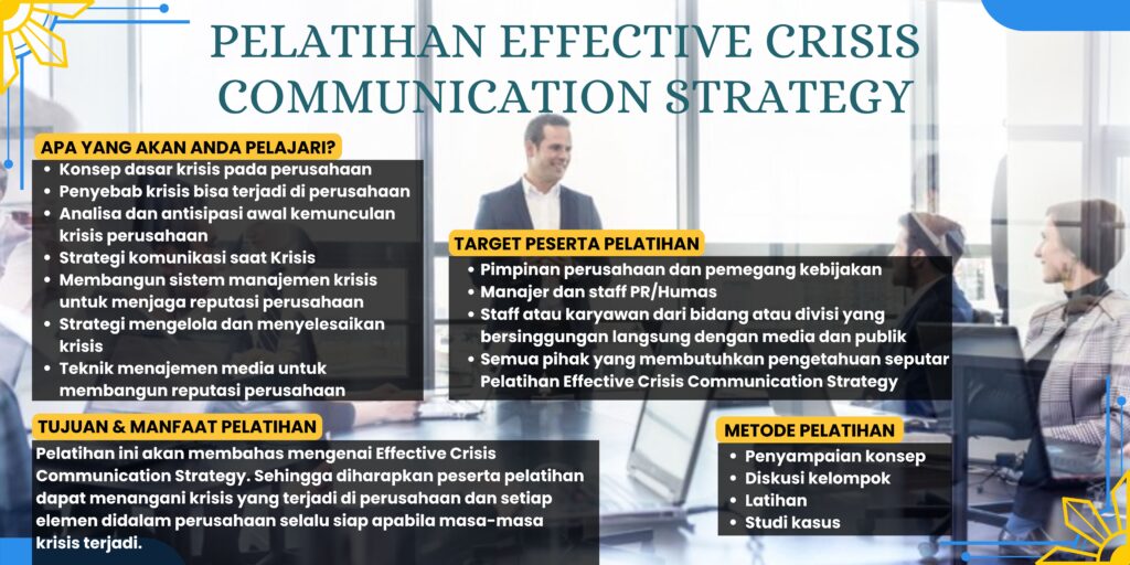 Pelatihan Effective Crisis Communication Strategy