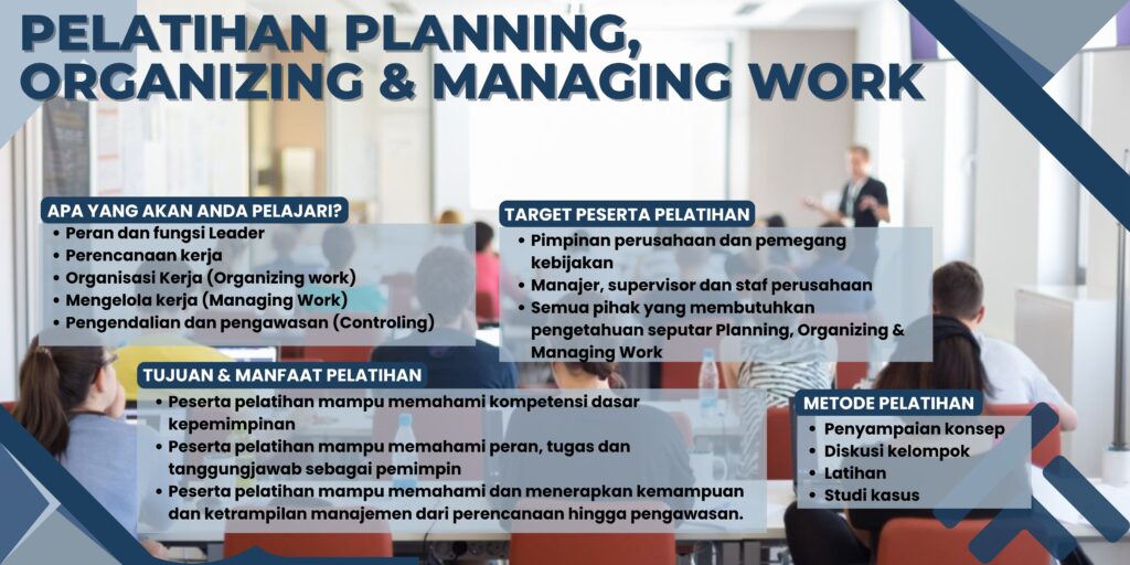 Pelatihan Planning, Organizing & Managing Work