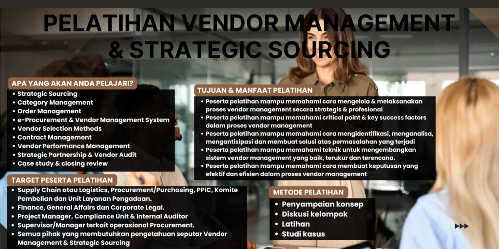 Pelatihan Vendor Management & Strategic Sourcing