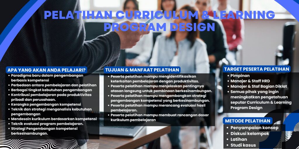 Pelatihan Curriculum & Learning Program Design