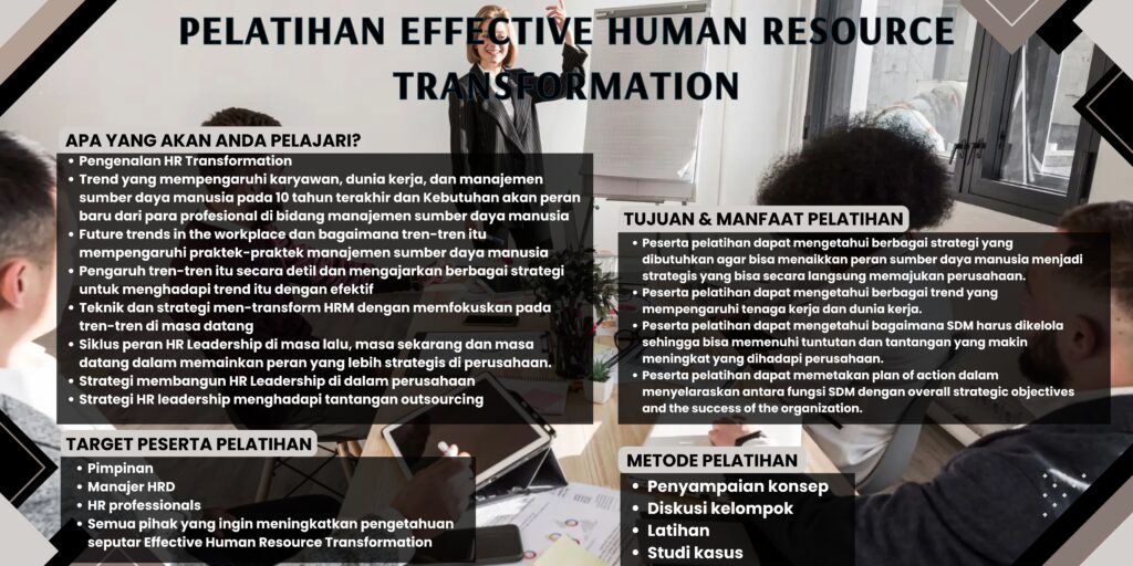 Pelatihan Effective Human Resource Transformation