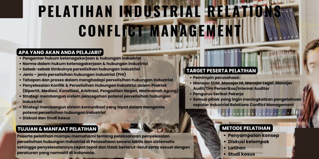 Pelatihan Industrial Relations Conflict Management