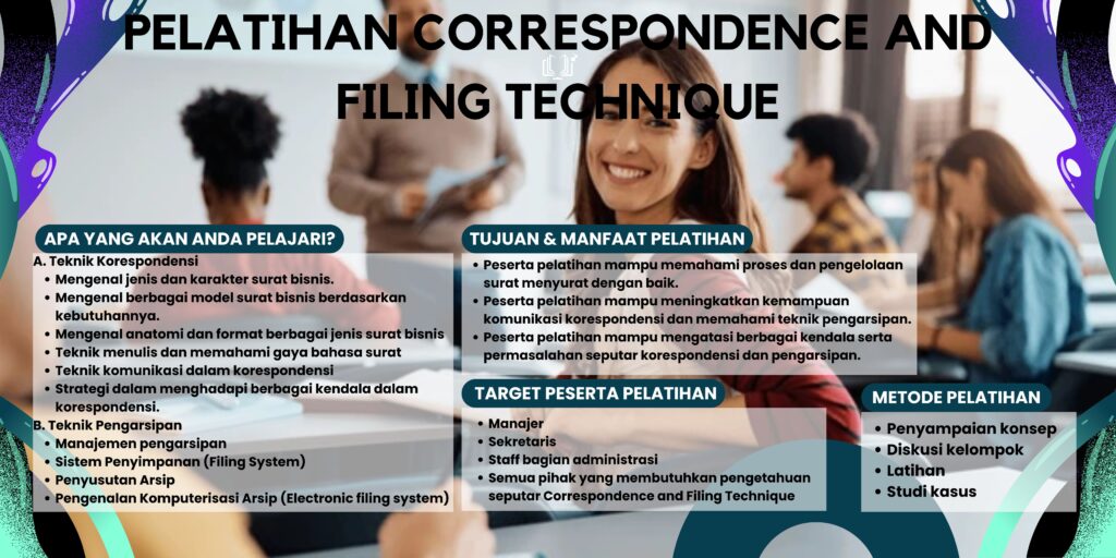 Pelatihan Correspondence and Filing Technique