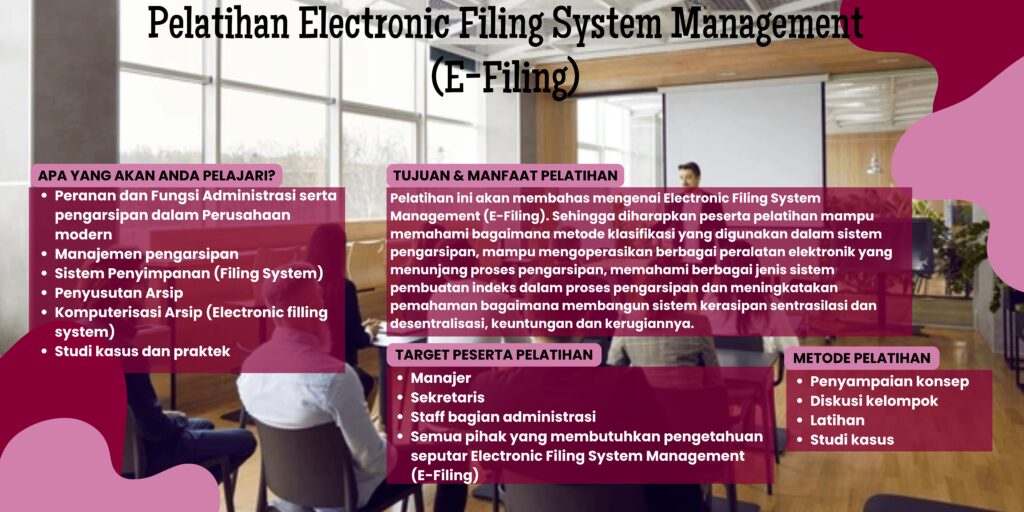 Pelatihan Electronic Filing System Management (E-Filing)