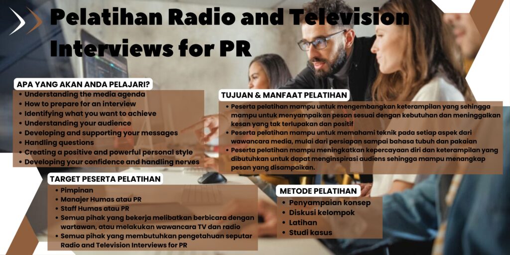 Pelatihan Radio and Television Interviews for PR